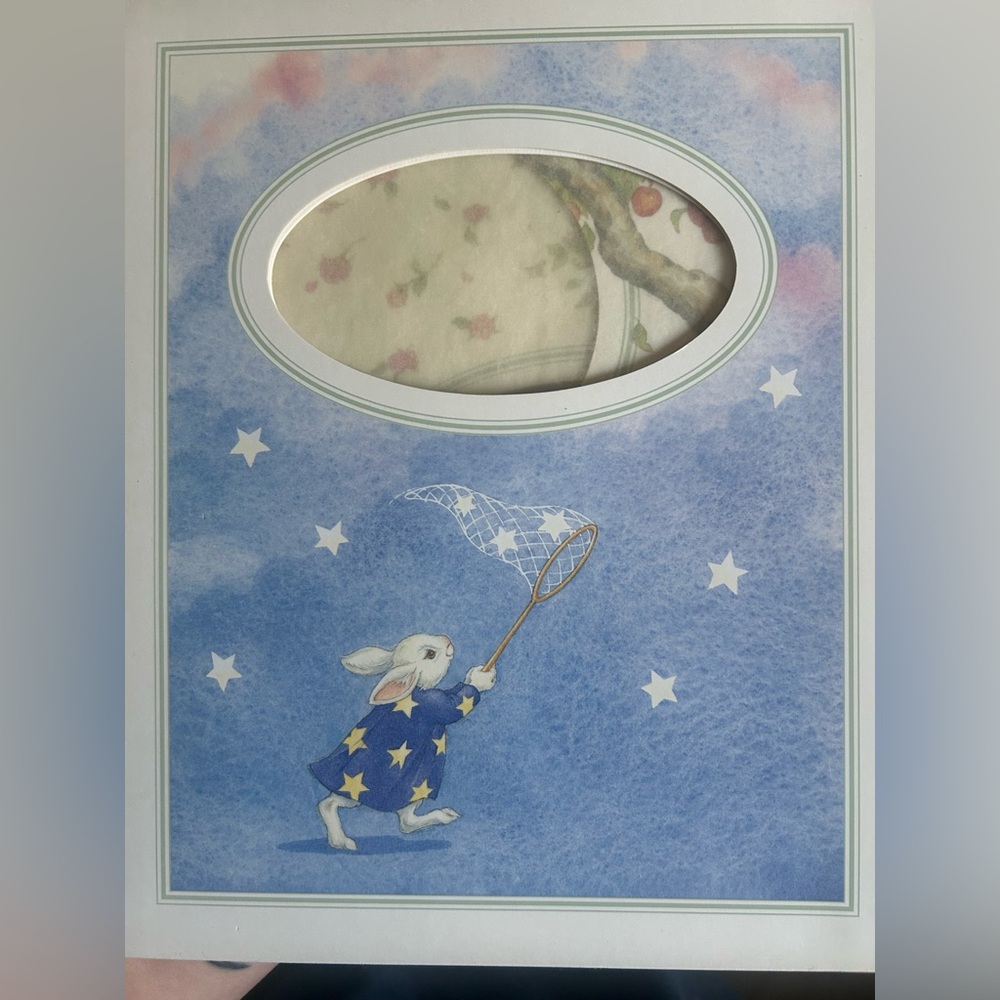 Vintage Baby Victorian Pictures Album - Blue and Multicolor hard cover - Picture 4 of 8